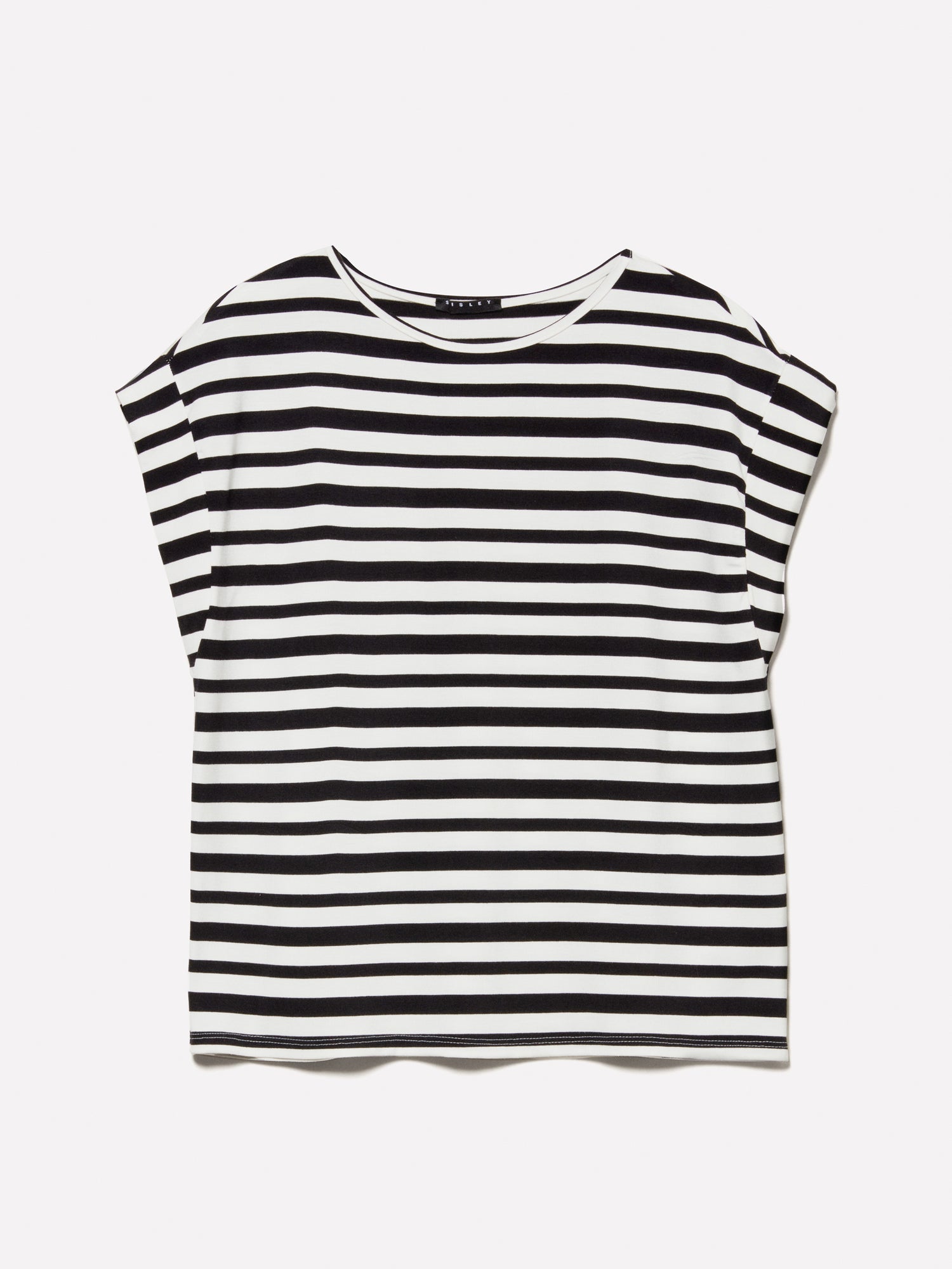 T-shirt a righe e da donna bianco panna | Sisley Outlet