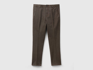 Chino micro fantasia slim fit