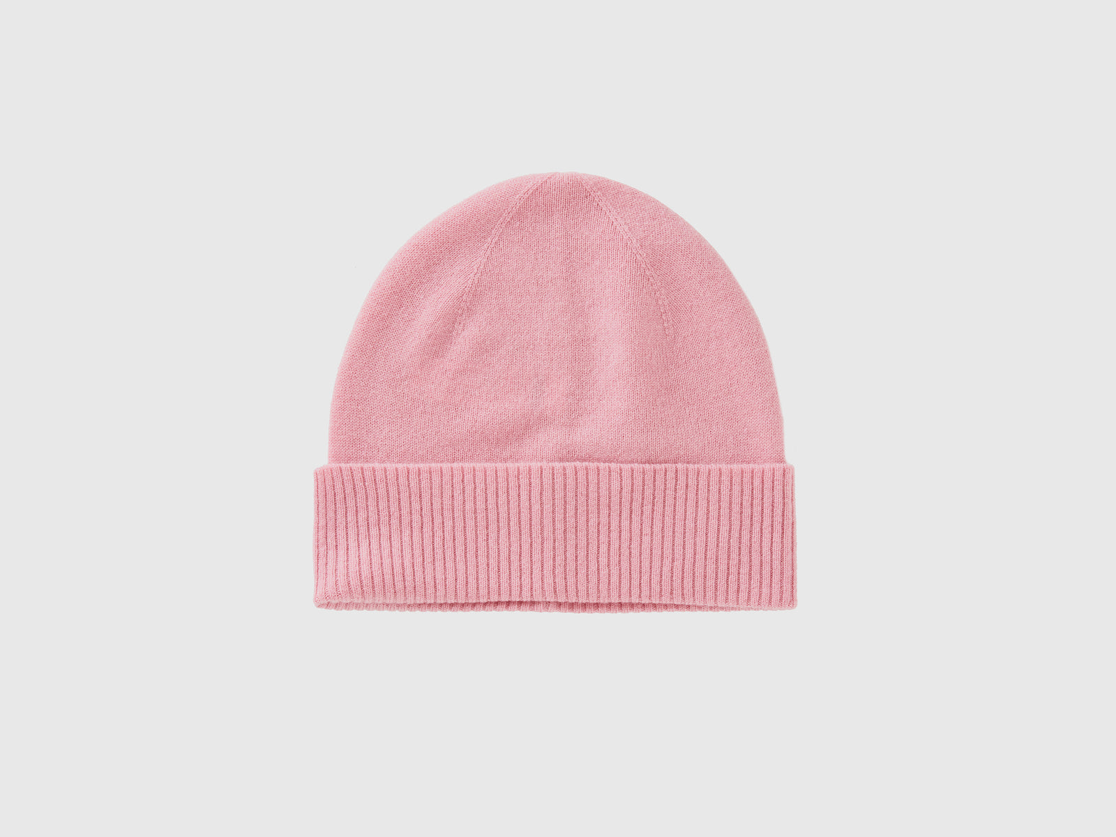 Berretto in puro cashmere da donna rosa | Benetton Outlet