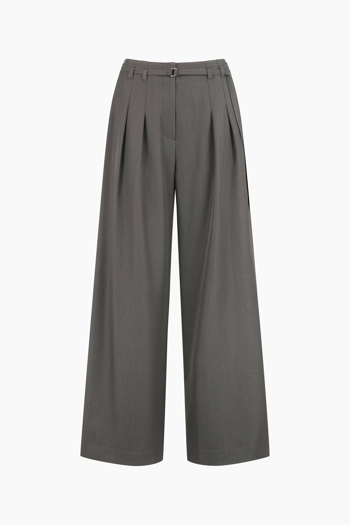 Pantaloni a vita alta con cintura