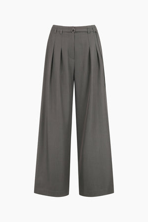 Pantaloni a vita alta con cintura