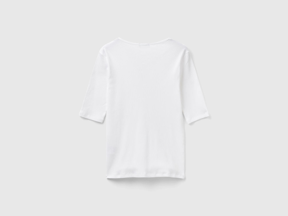 Maglietta scollo a V slim fit