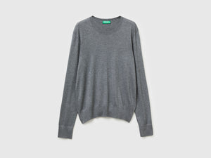 Maglia manica lunga in misto seta