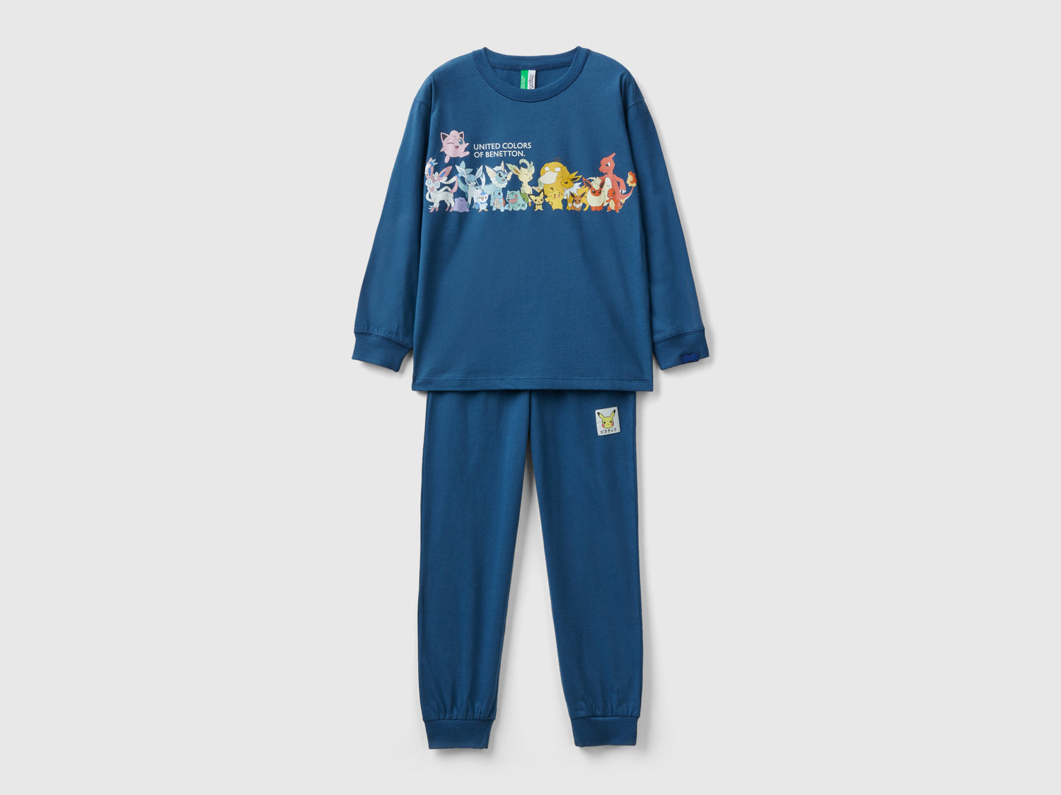 Pigiama lungo Pokémon da bambino blu | Benetton Outlet