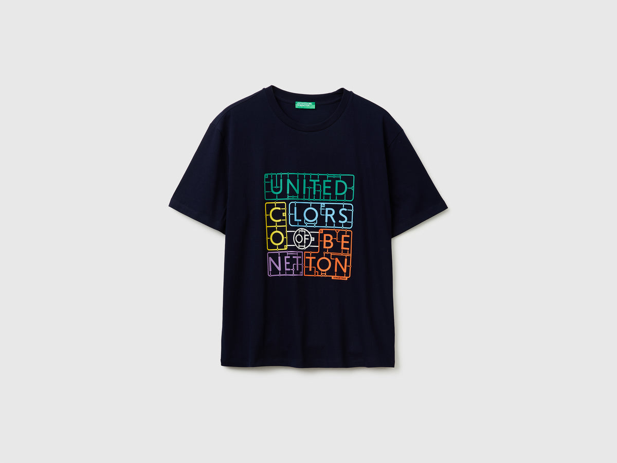 T-shirt in cotone con logo
