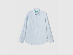 Camicia slim fit in misto cotone stretch