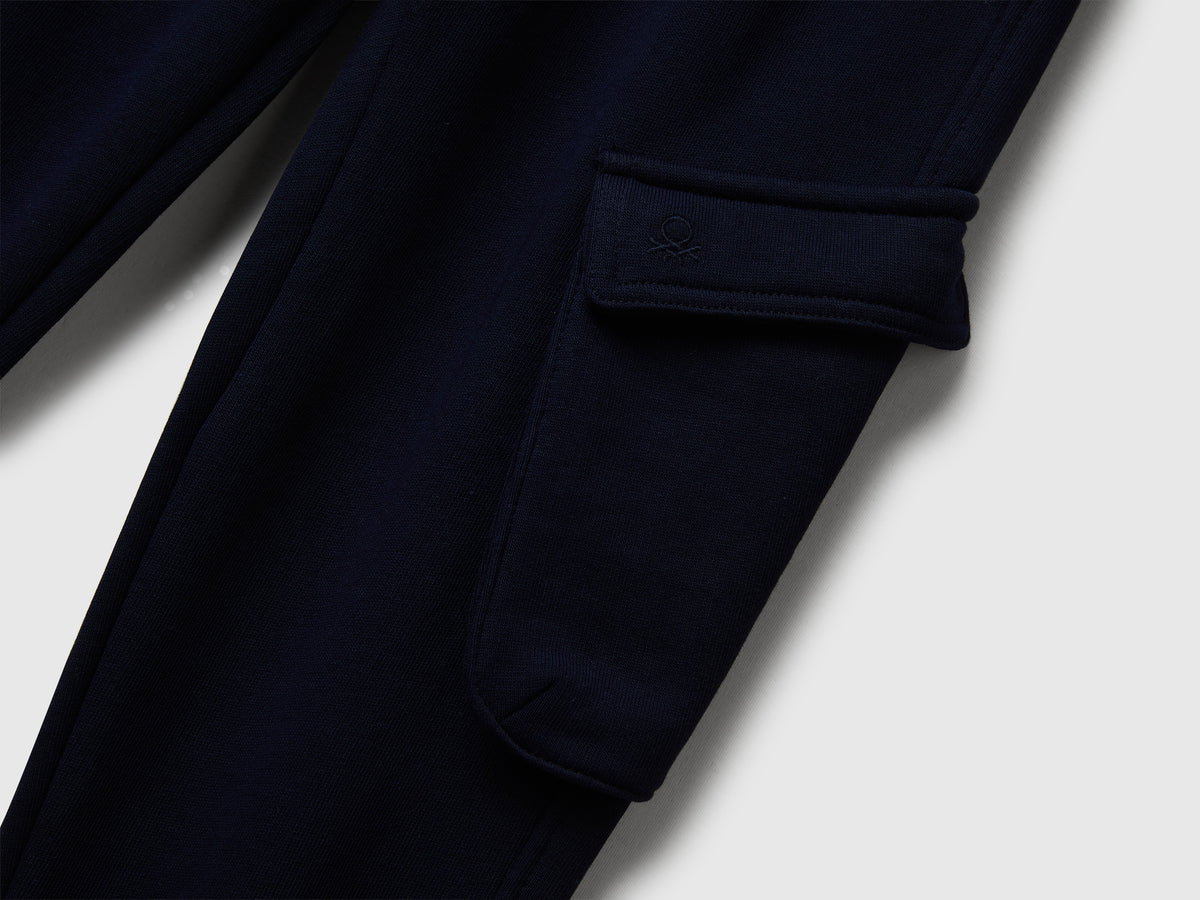 Joggers cargo in felpa