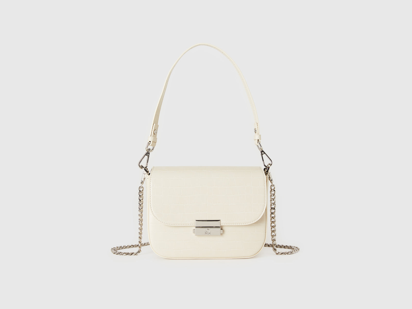 Be Bag piccola panna con stampa cocco da donna bianco panna | Benetton Outlet