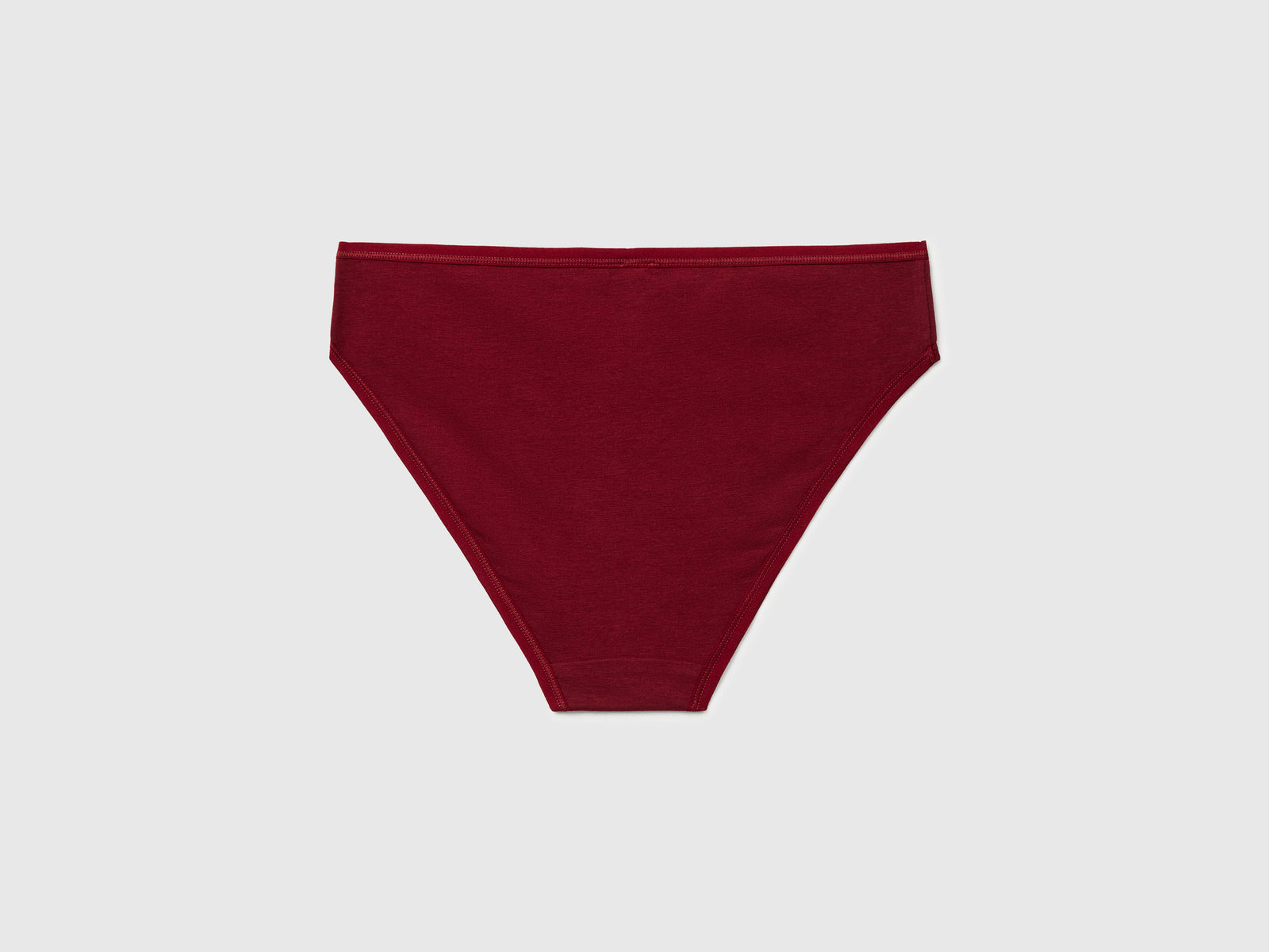 Slip in cotone stretch da donna bordeaux 2 | Benetton Outlet