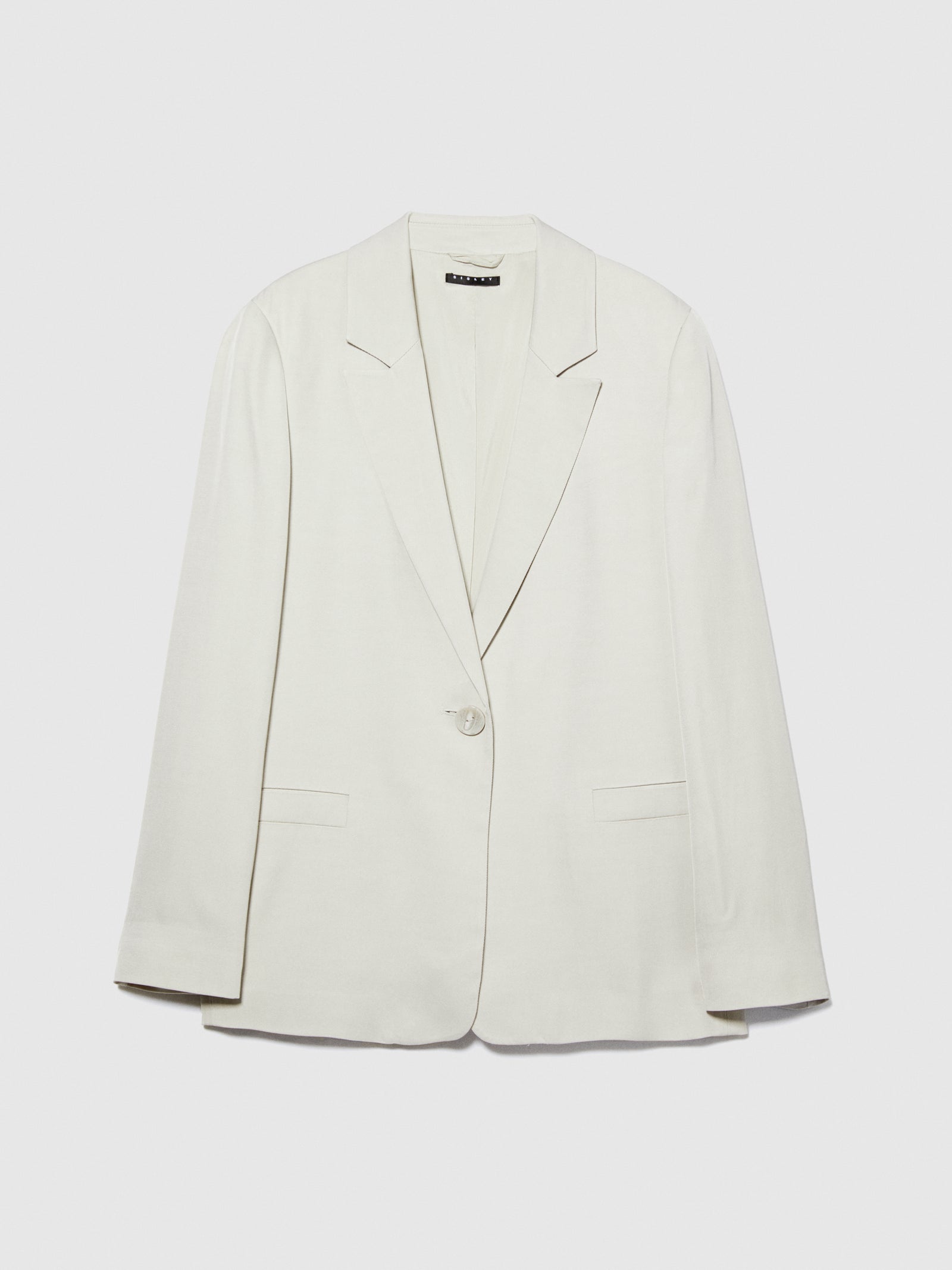 Blazer monopetto da donna beige | Sisley Outlet