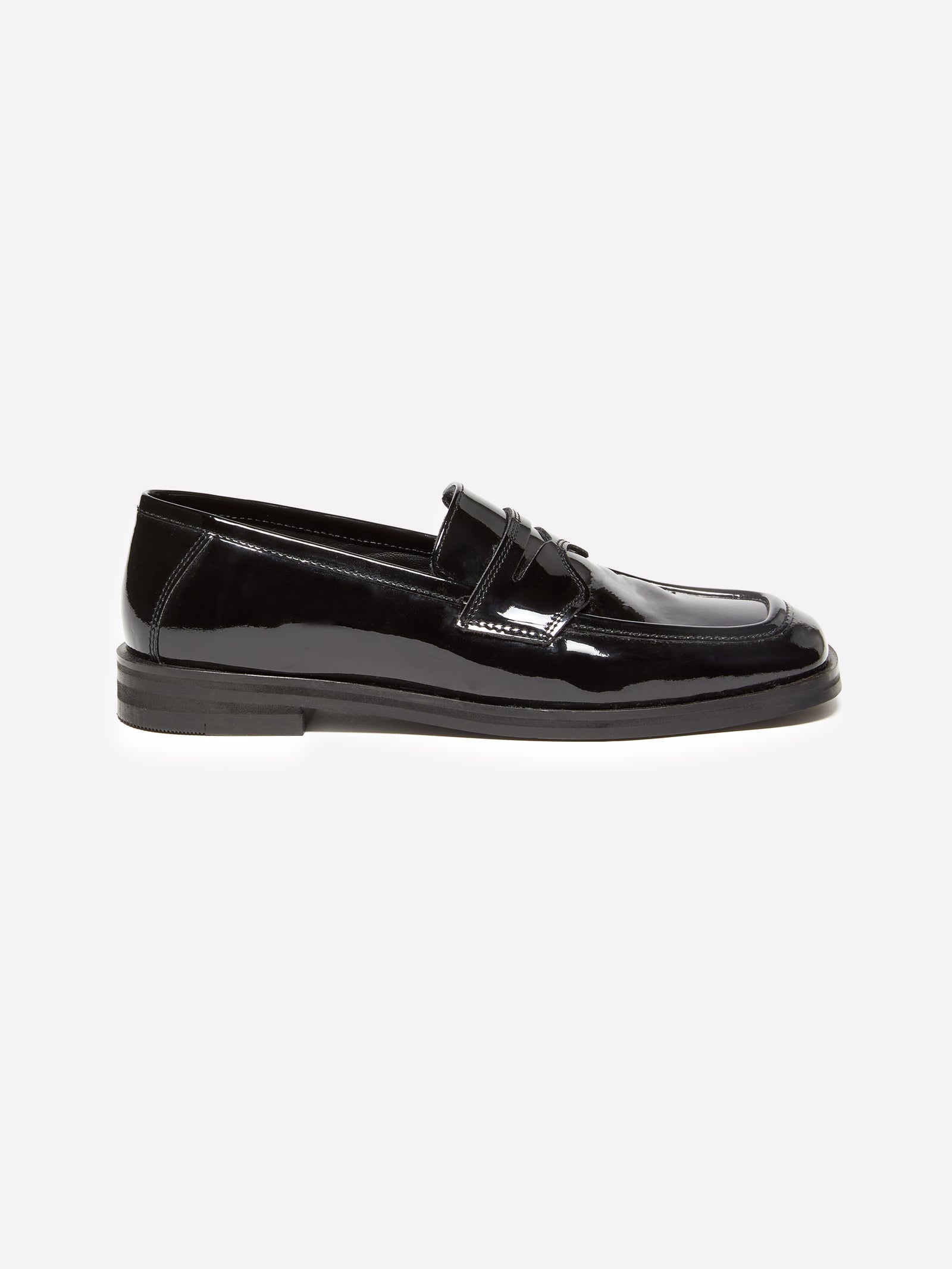 Mocassini 100% pelle verniciata da donna nero 4 | Sisley Outlet