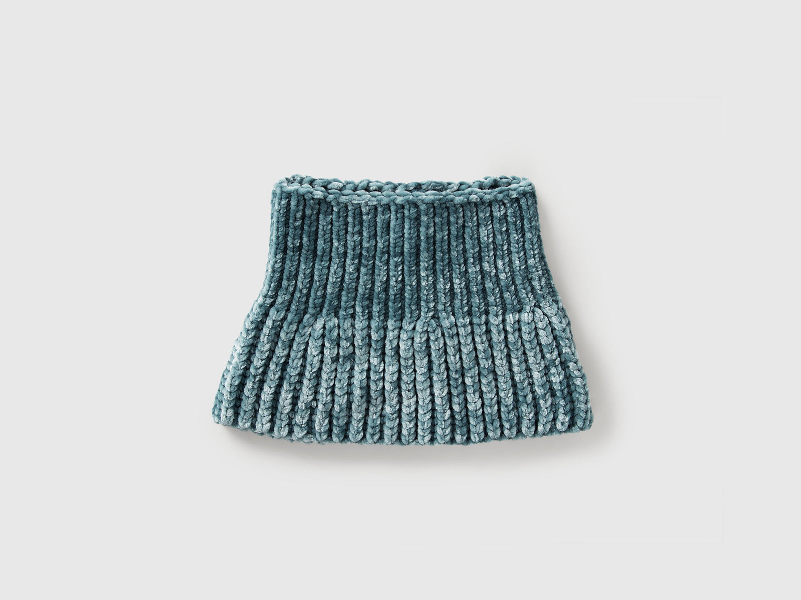 Davantino in ciniglia da bimba celeste 2 | Benetton Outlet