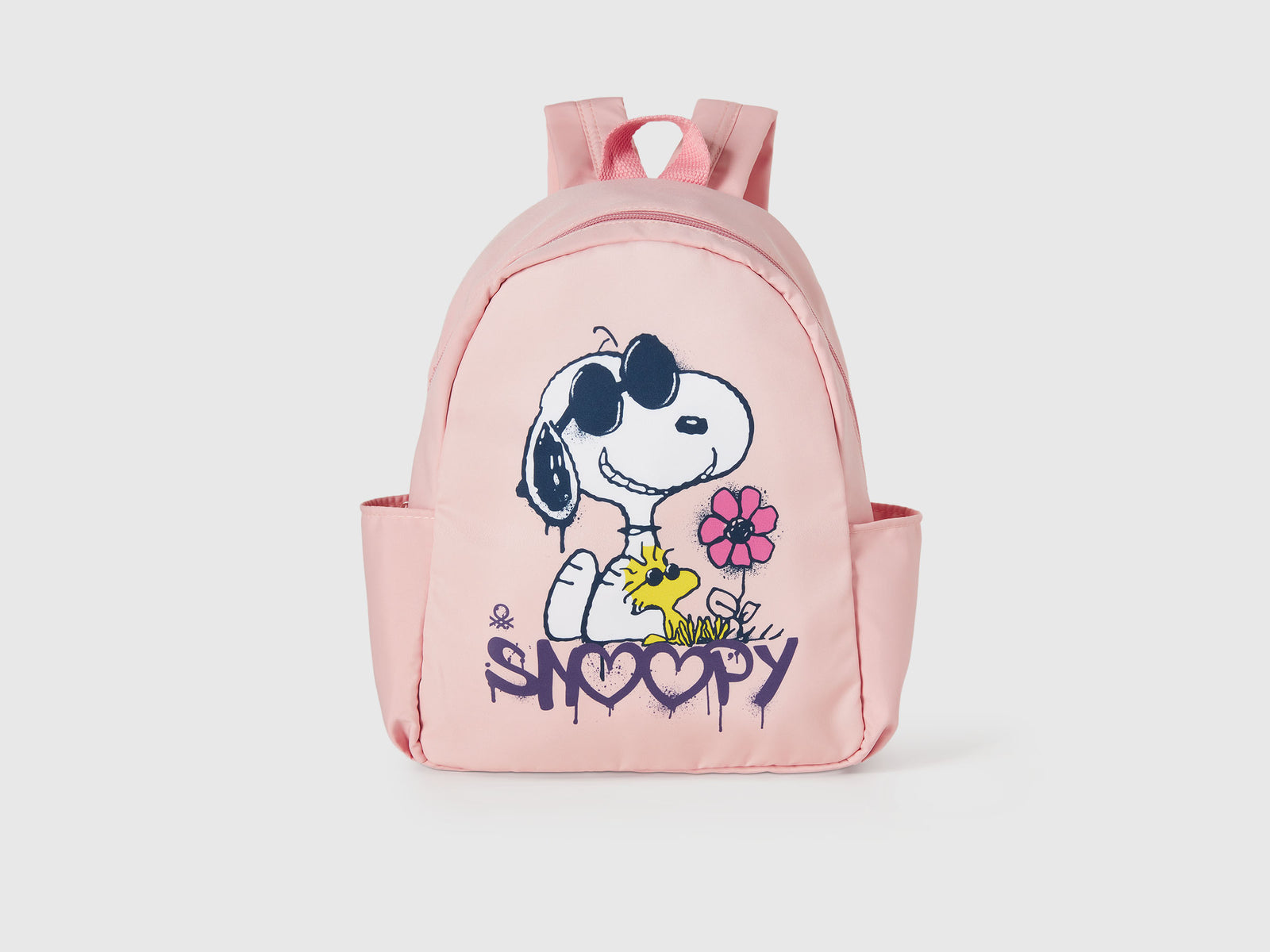 Zaino Snoopy ©Peanuts da bimbo rosa tenue | Benetton Outlet