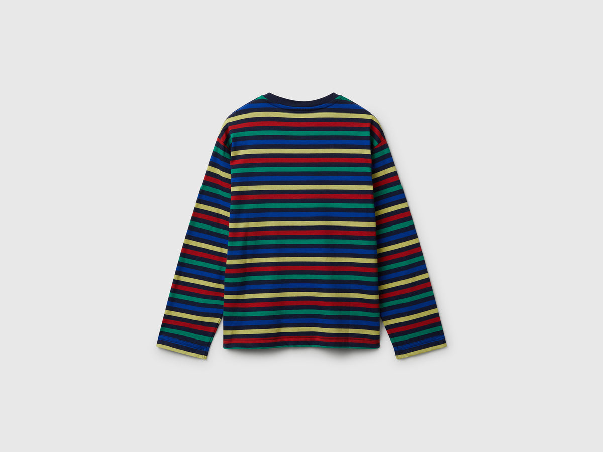 T-shirt manica lunga a righe