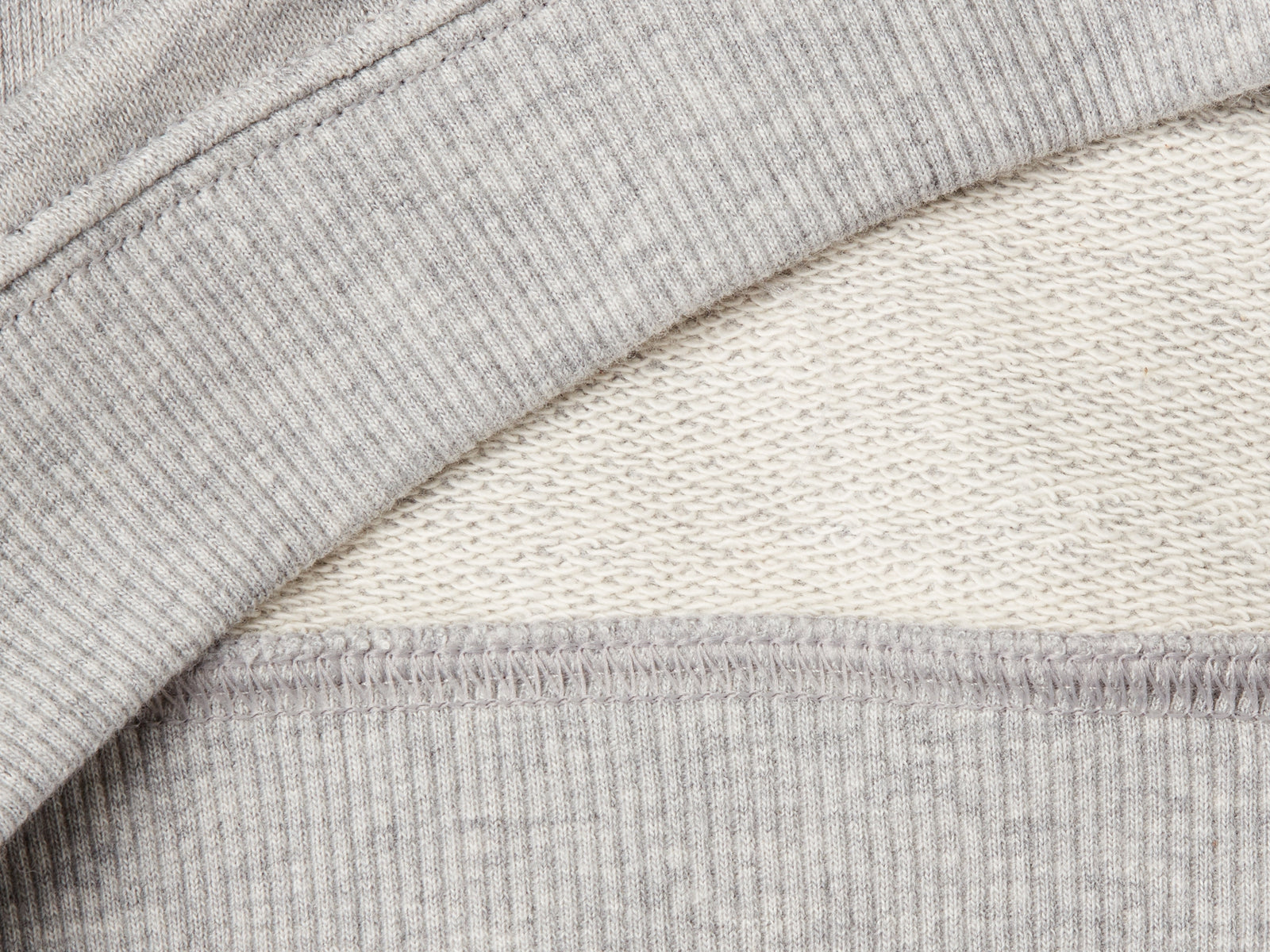 Felpa 100% cotone biologico da bimbo grigio chiaro 3 | Benetton Outlet