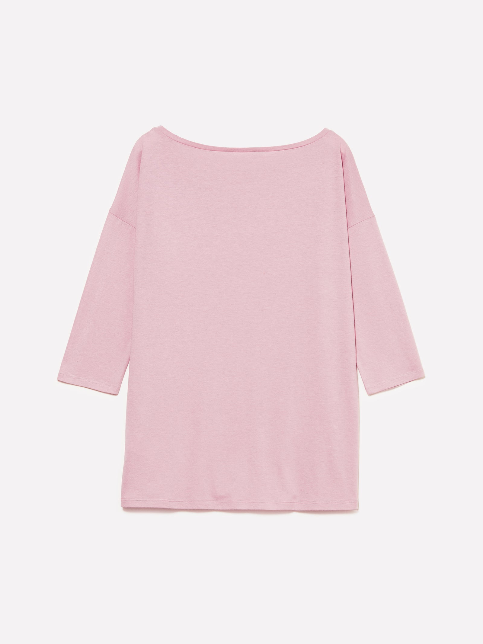 T-shirt malva con scollo a barca da donna rosa 2 | Sisley Outlet