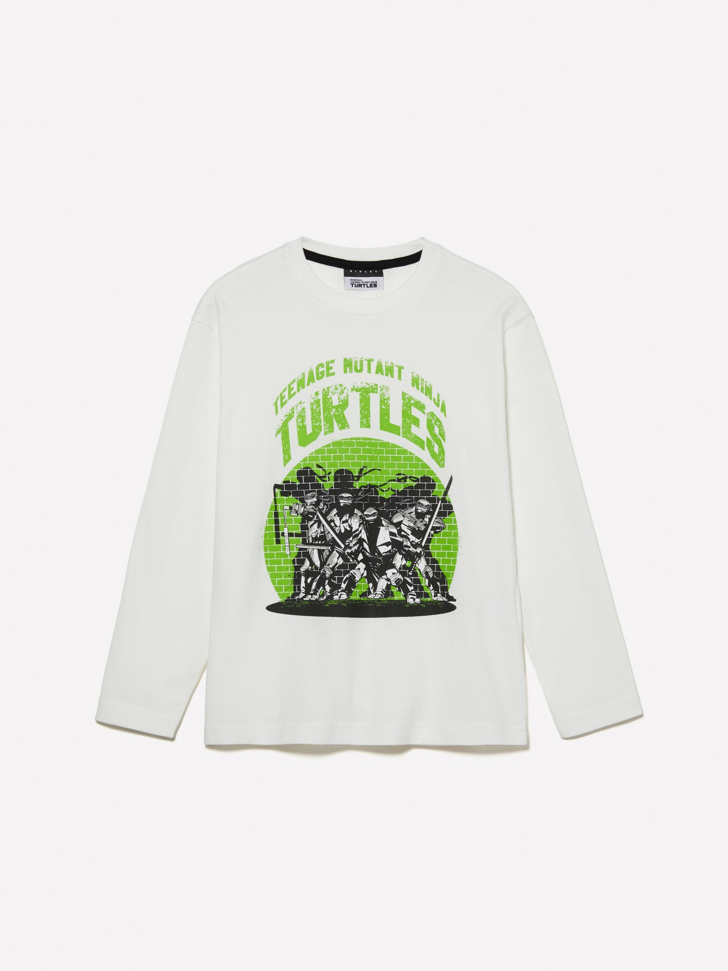 T-shirt con stampa Tartarughe Ninja da bambino bianco | Sisley young Outlet