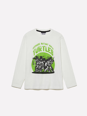 T-shirt con stampa Tartarughe Ninja