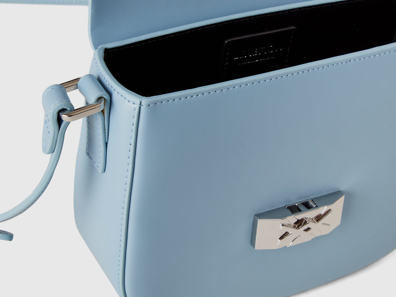 Borsa piccola a tracolla da donna celeste 3 | Benetton Outlet