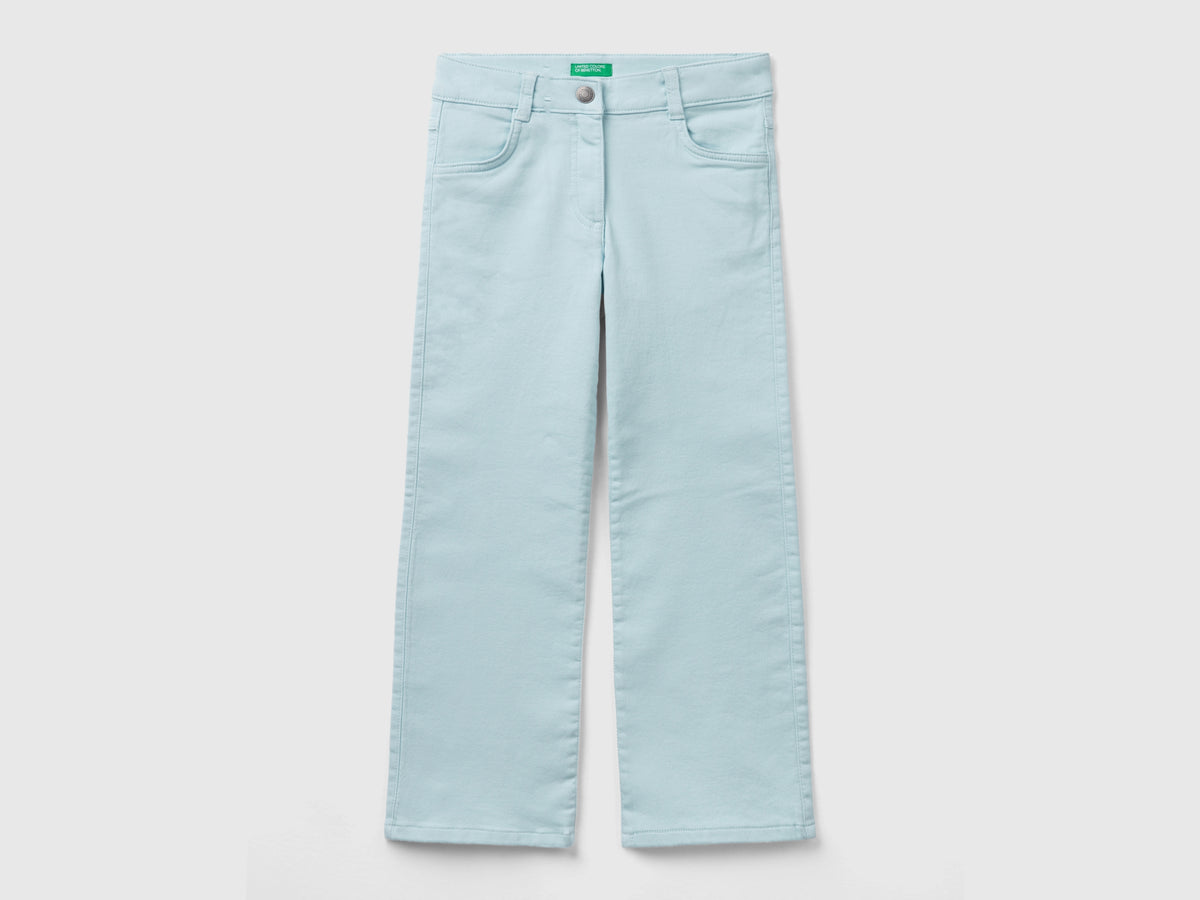 Pantaloni a zampa stretch