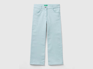Pantaloni a zampa stretch