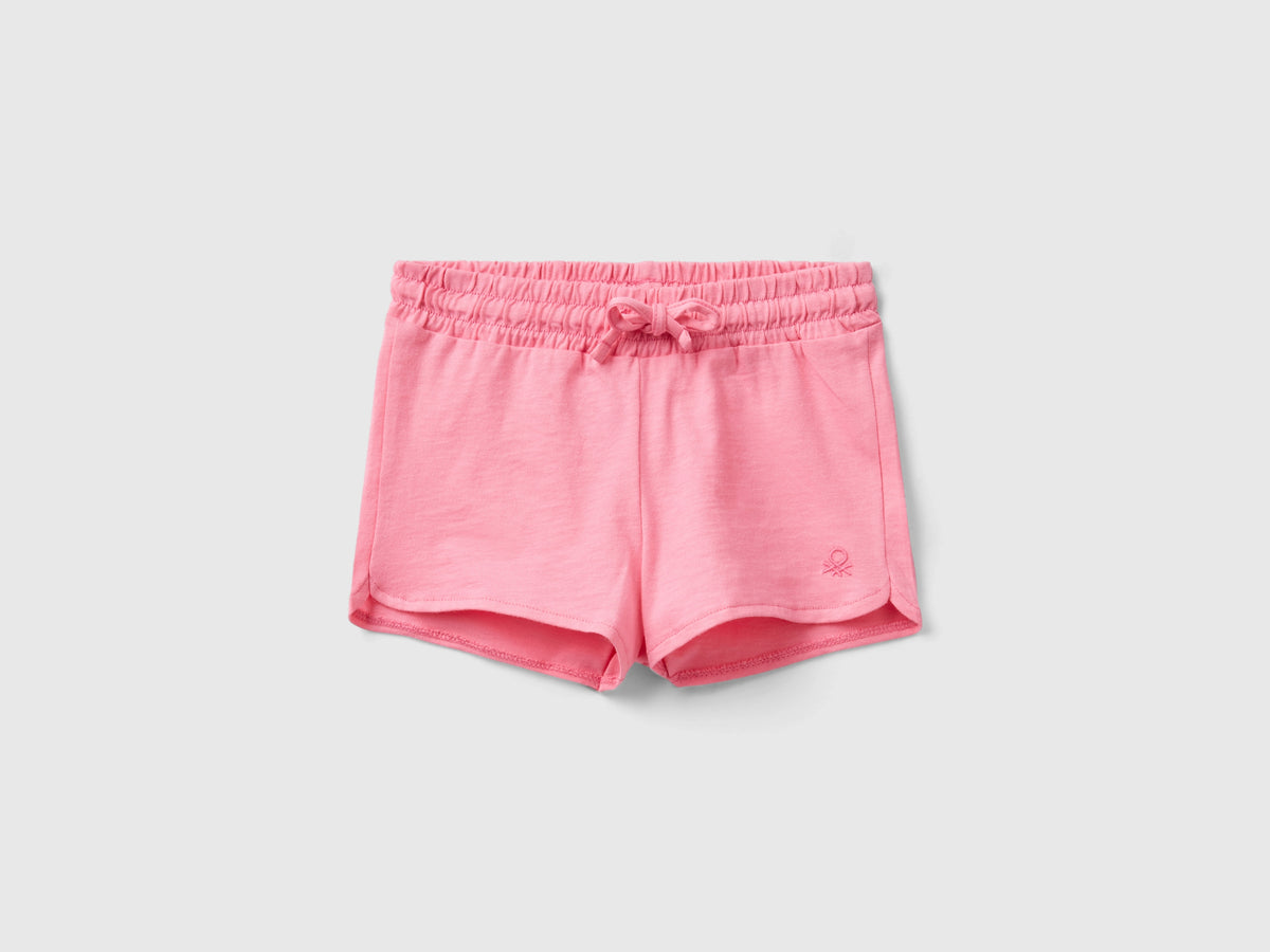 Shorts con coulisse in cotone bio