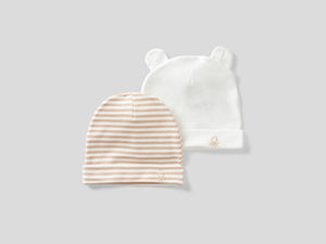 Due cappellini in 100% cotone