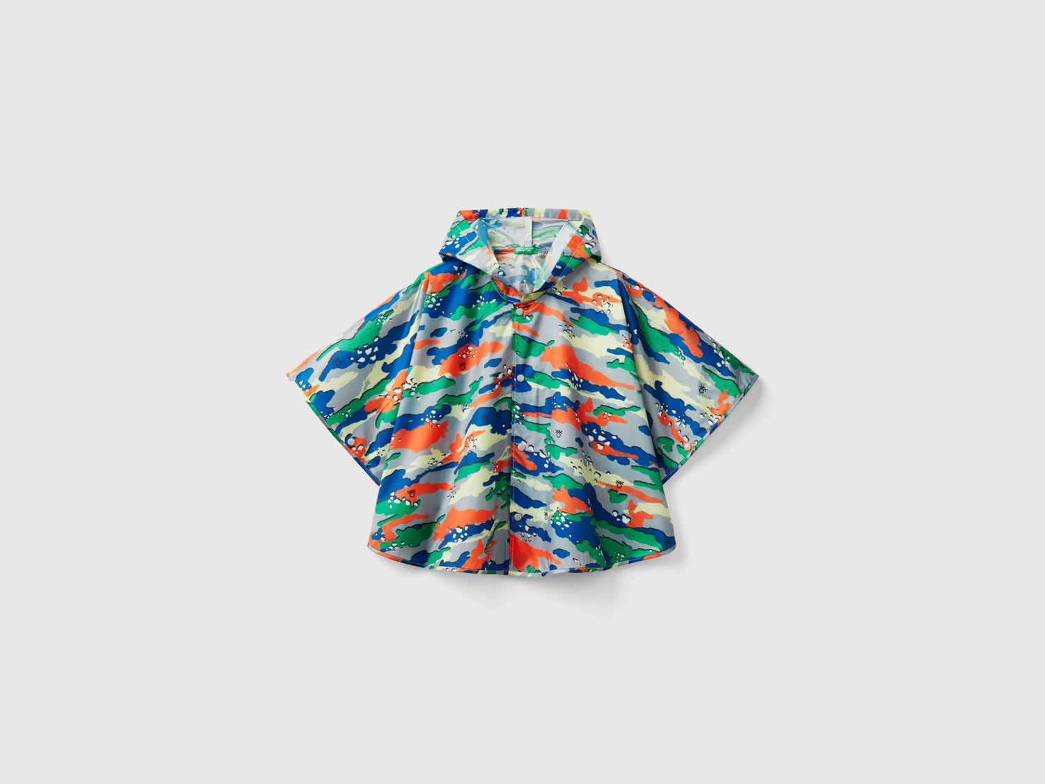 Mantellina antipioggia fantasia da bimbo multi-color | Benetton Outlet