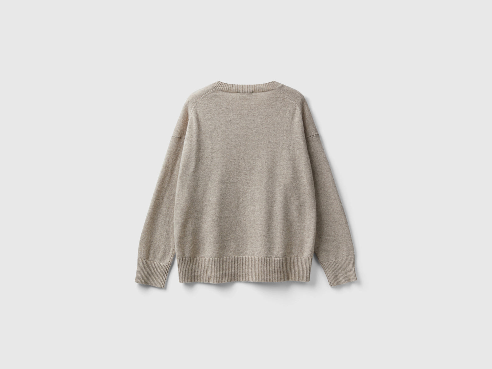 Maglia 100% cashmere da donna beige 2 | Benetton Outlet