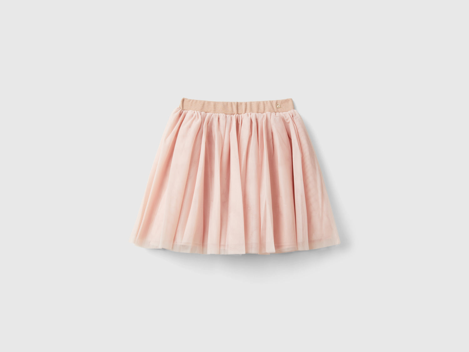 Tulle skirt da bambina rosa tenue | Benetton Outlet