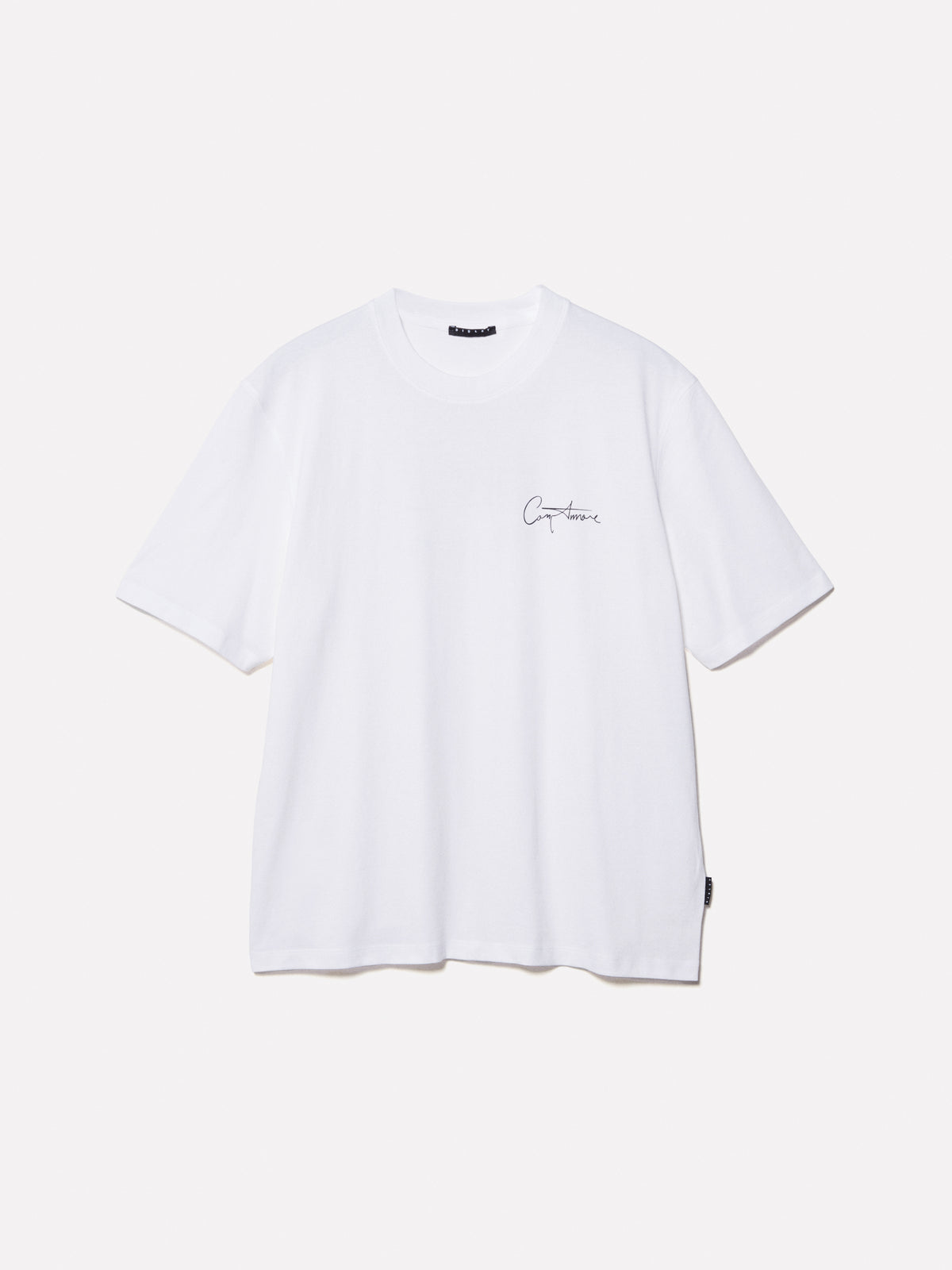 T-shirt con stampa lettering