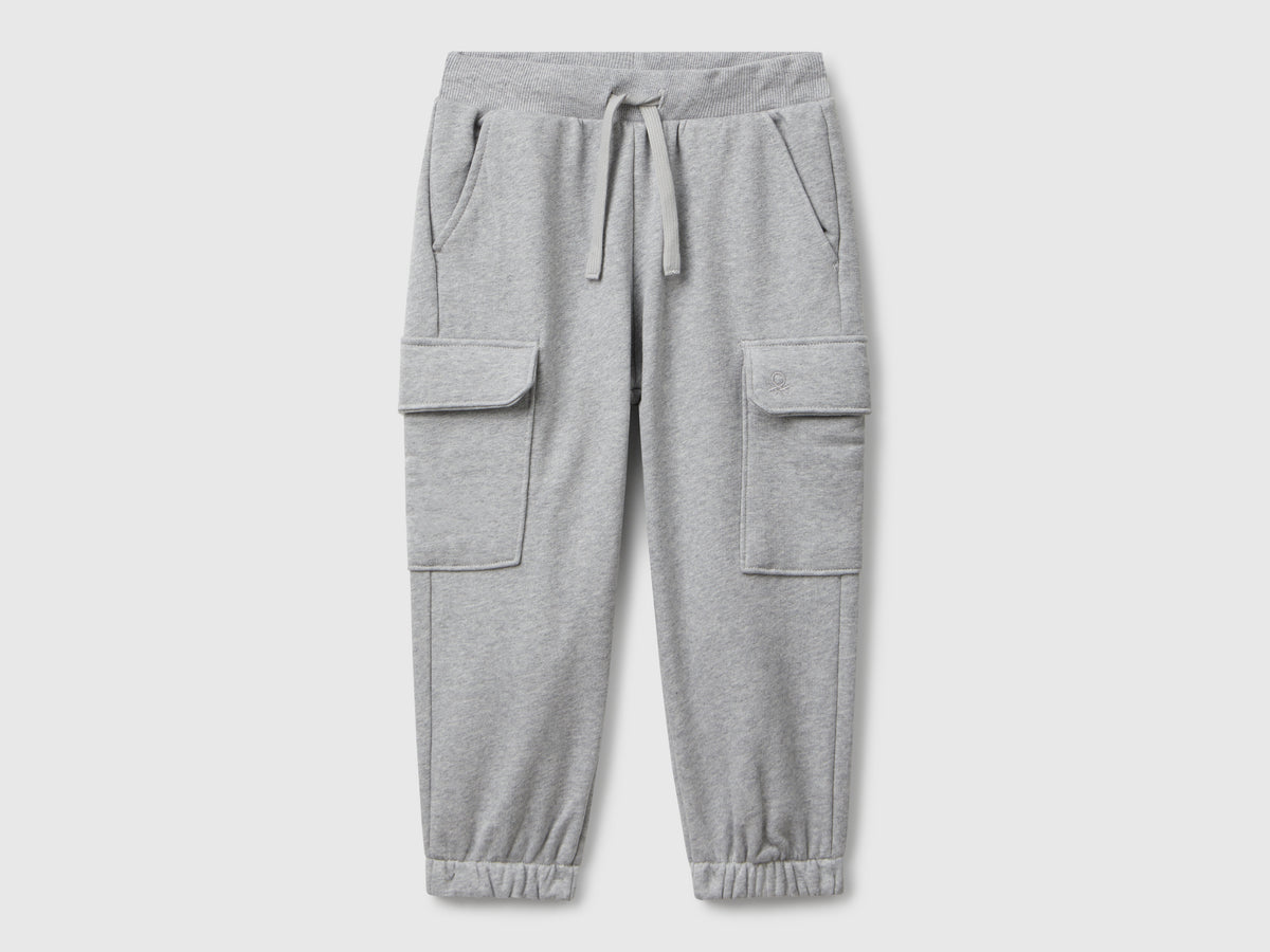 Joggers cargo in felpa