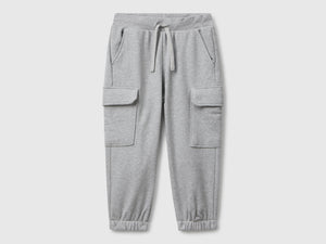 Joggers cargo in felpa