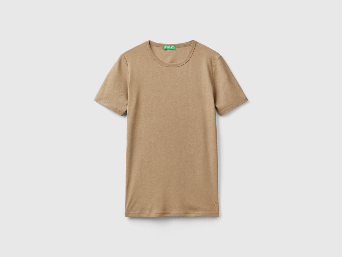 T-shirt in cotone a fibra lunga