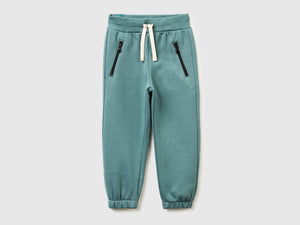 Joggers in calda felpa con coulisse