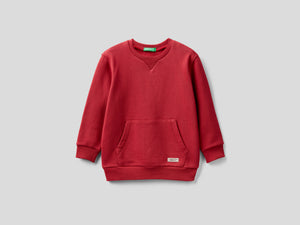 Felpa girocollo in cotone