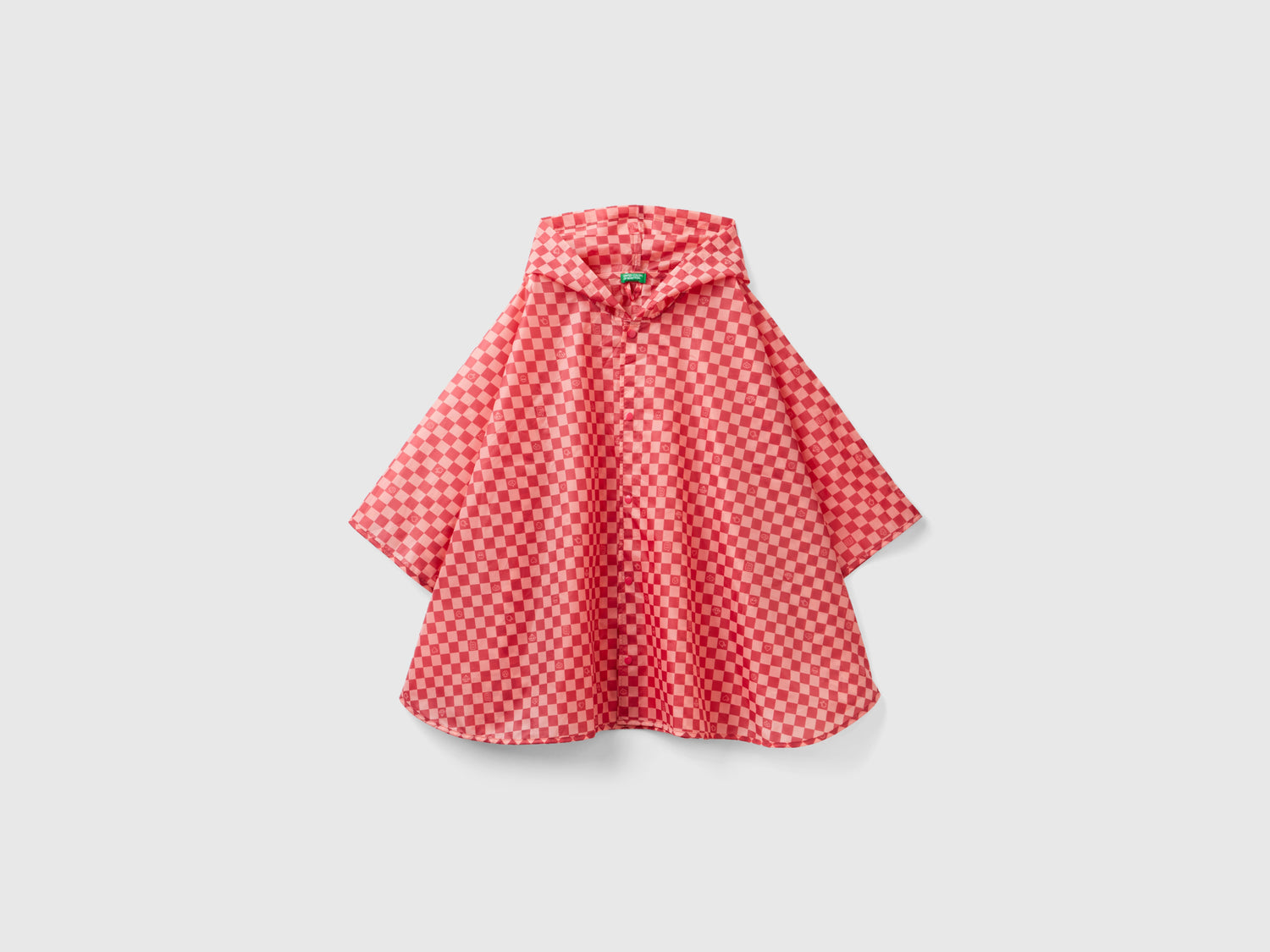 Mantella antipioggia con cappuccio da bambina multi-color | Benetton Outlet