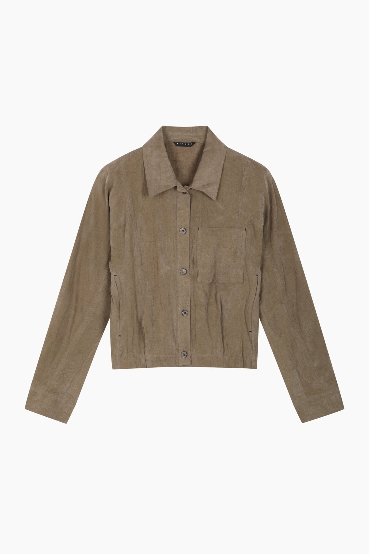 Giacca-Camicia effetto stropicciato