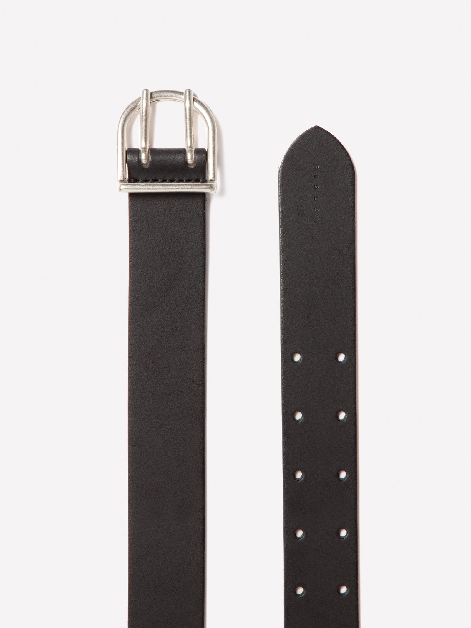 Cintura 100% pelle con fibbia metallica da donna nero 2 | Sisley Outlet