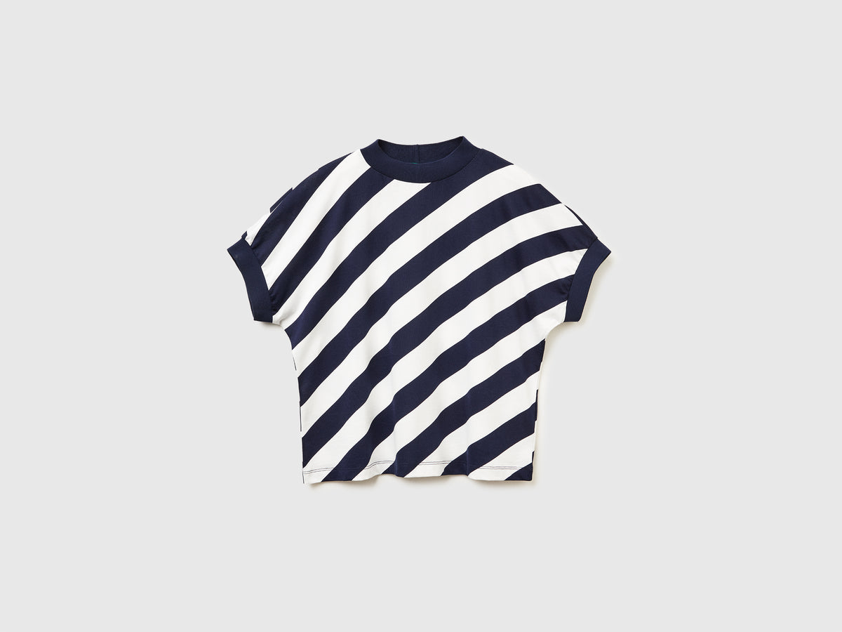 T-shirt a righe regimental