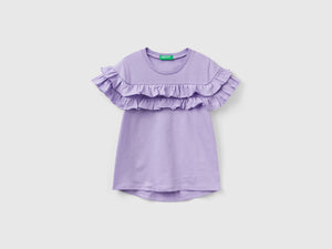 T-shirt con rouches