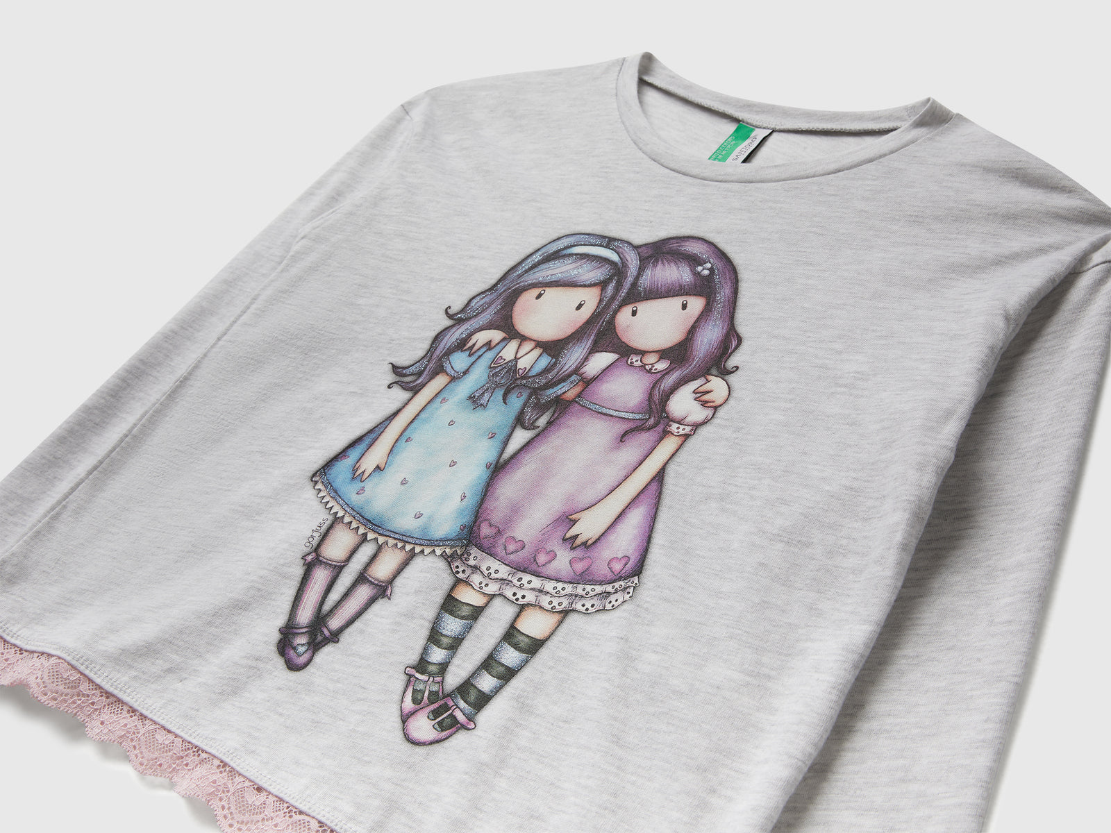 Pigiama ©Santoro Gorjuss da bambina grigio 3 | Benetton Outlet