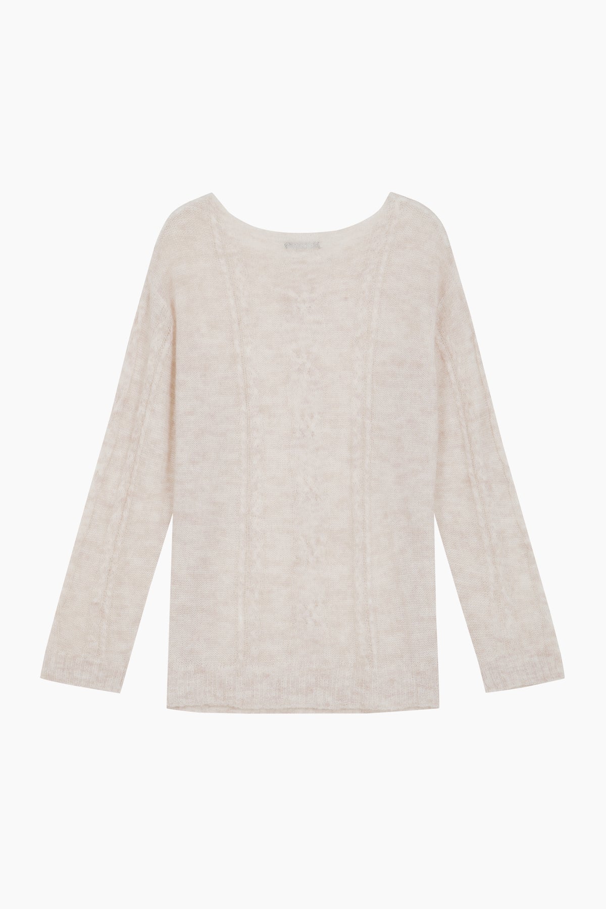 Maglia con trecce