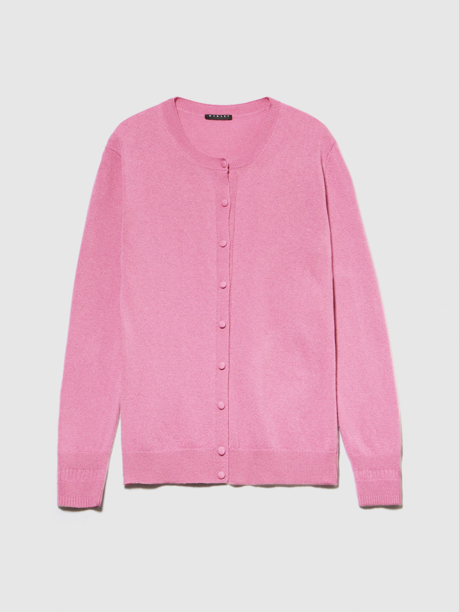 Cardigan regular fit da donna rosa | Sisley Outlet