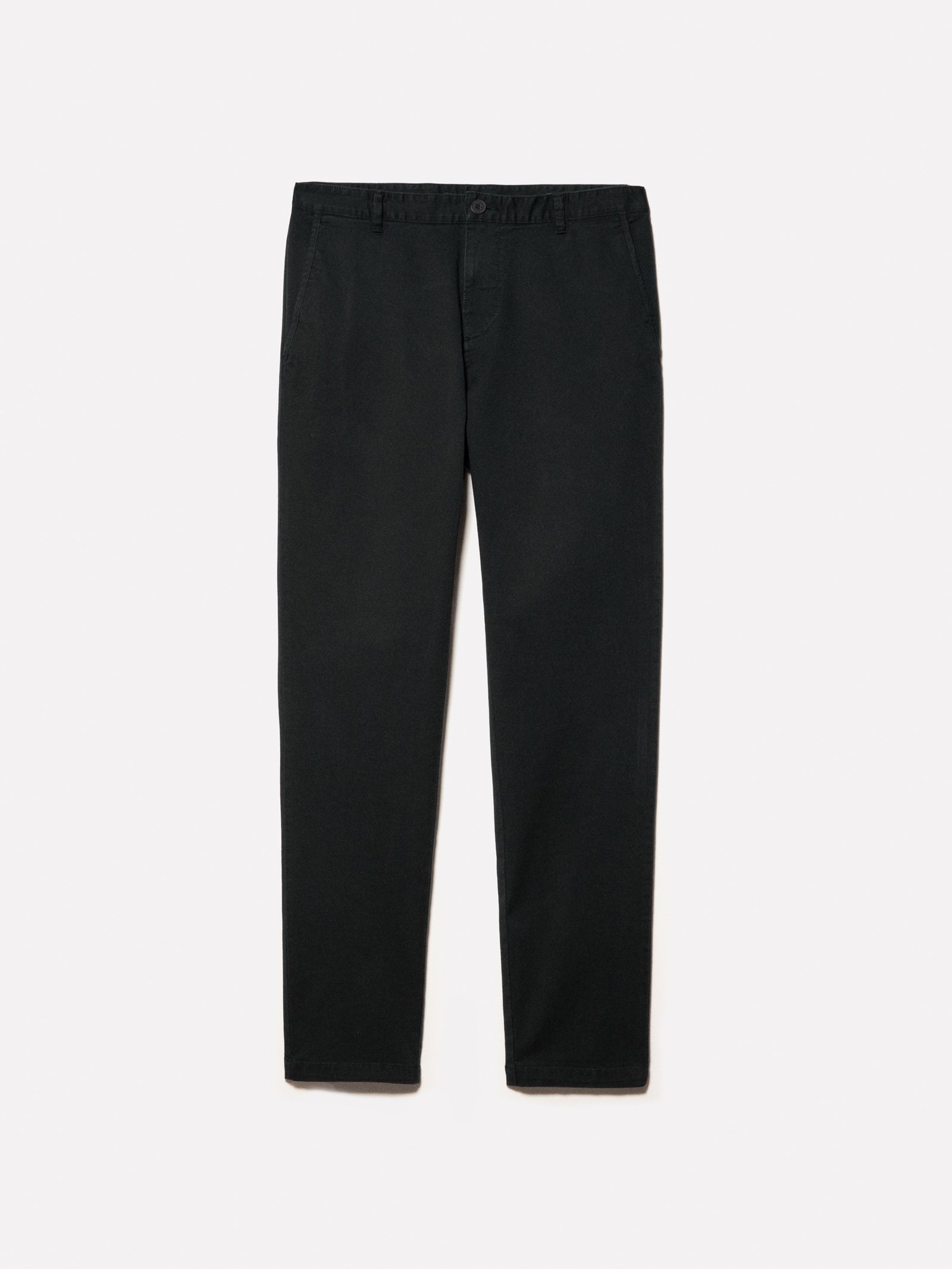 Pantalones chinos de corte entallado da uomo nero | Sisley Outlet