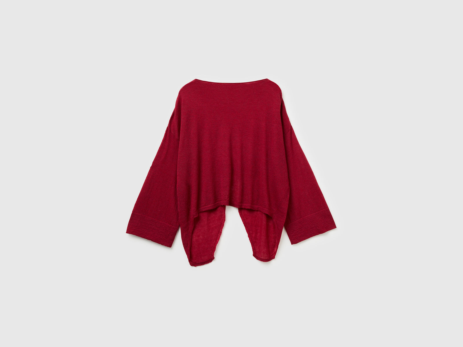 Maglia leggera con nodo da donna fragola 2 | Benetton Outlet
