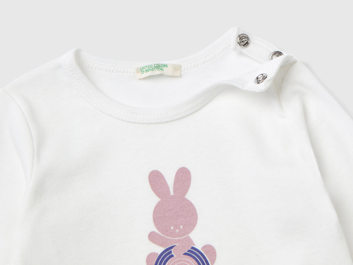T-shirt manica lunga 100% cotone bio