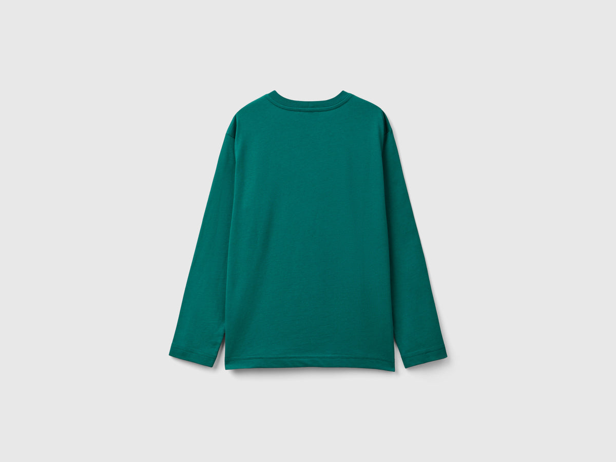 T-shirt manica lunga 100% cotone bio