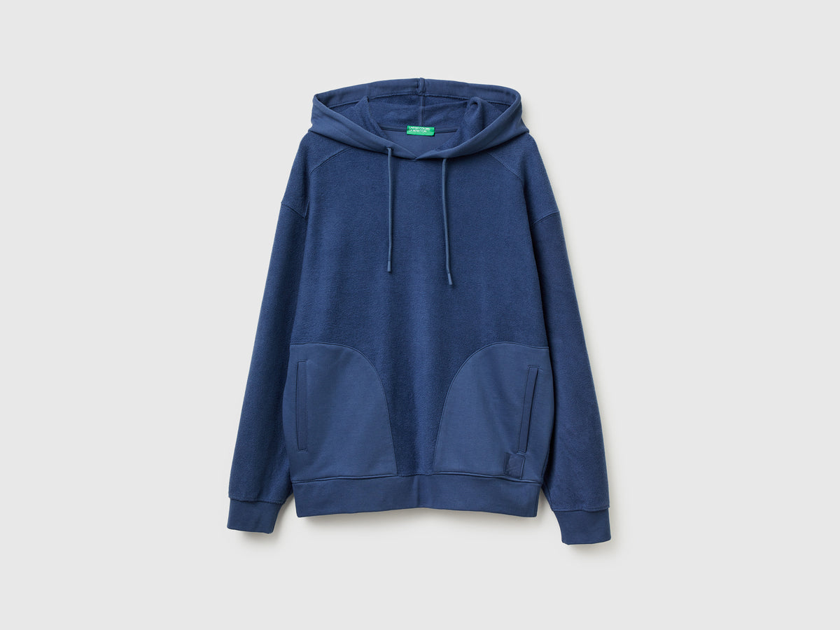 Felpa con cappuccio e coulisse
