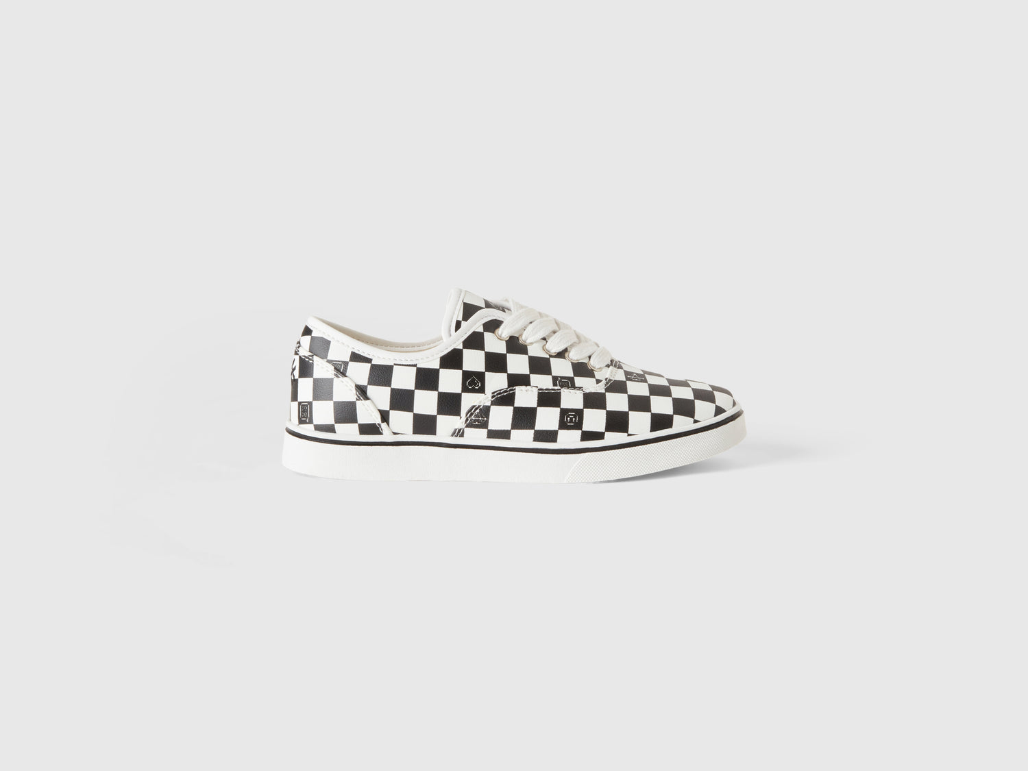 Sneakers con lacci e logo da bambino multi-color | Benetton Outlet
